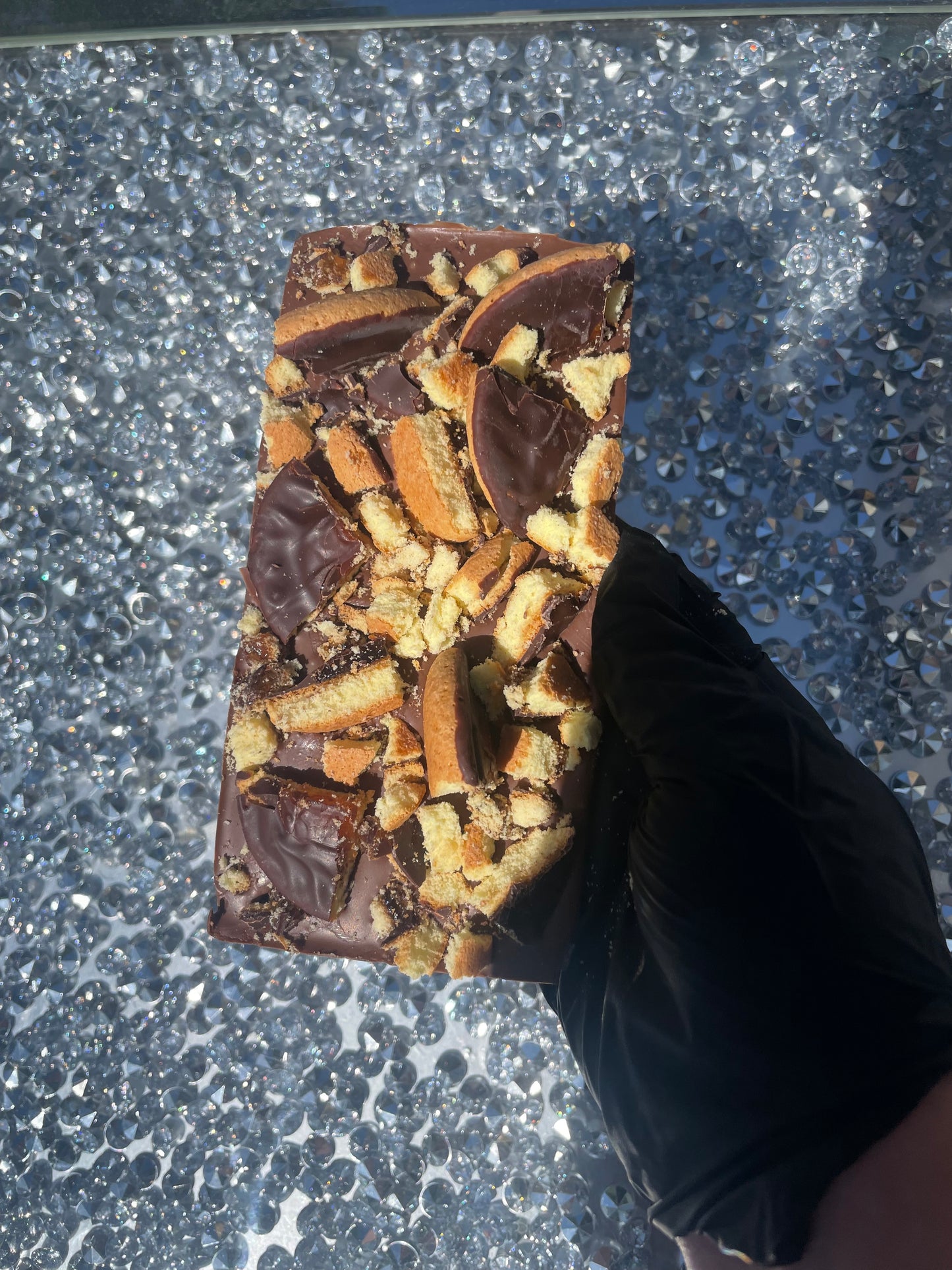Chocolate Jaffa slab