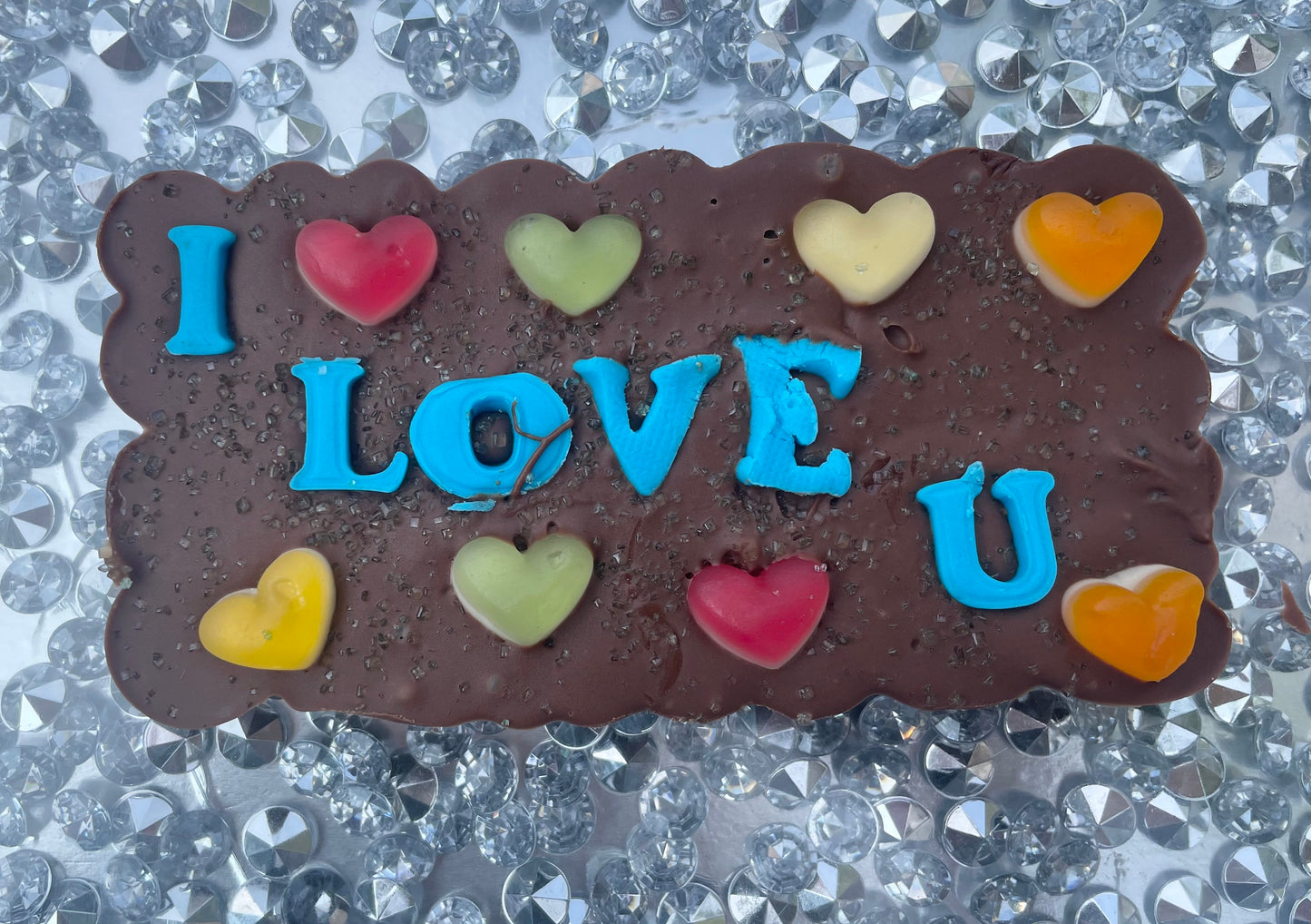 Personalised choco slabs