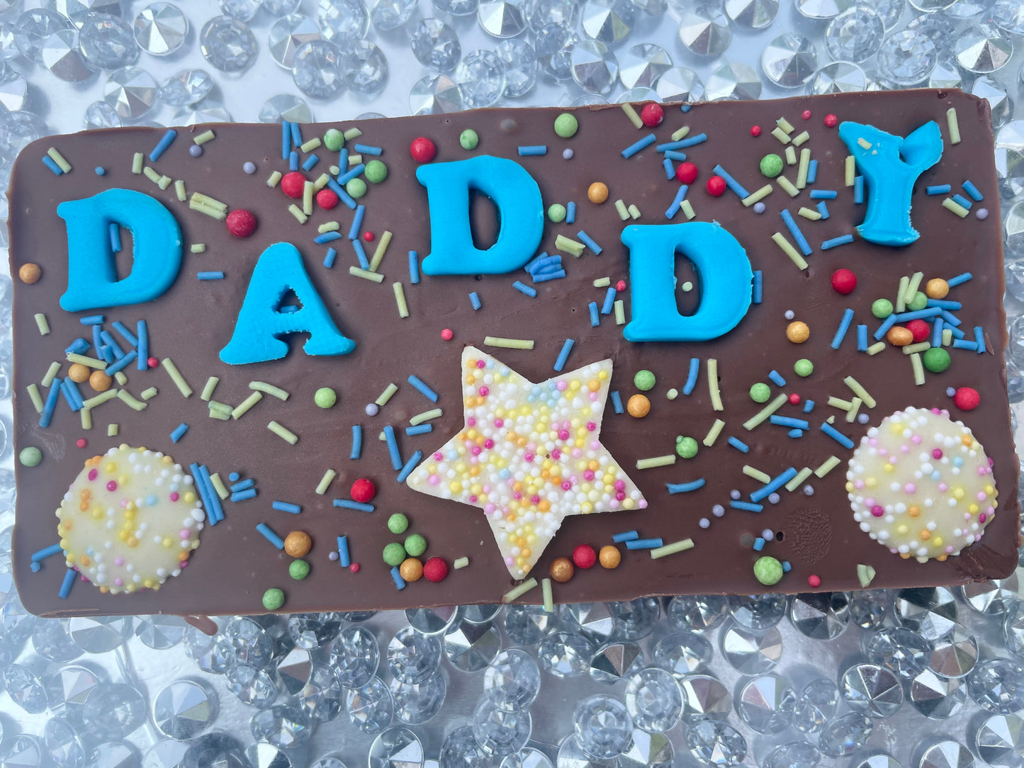 Personalised choco slabs