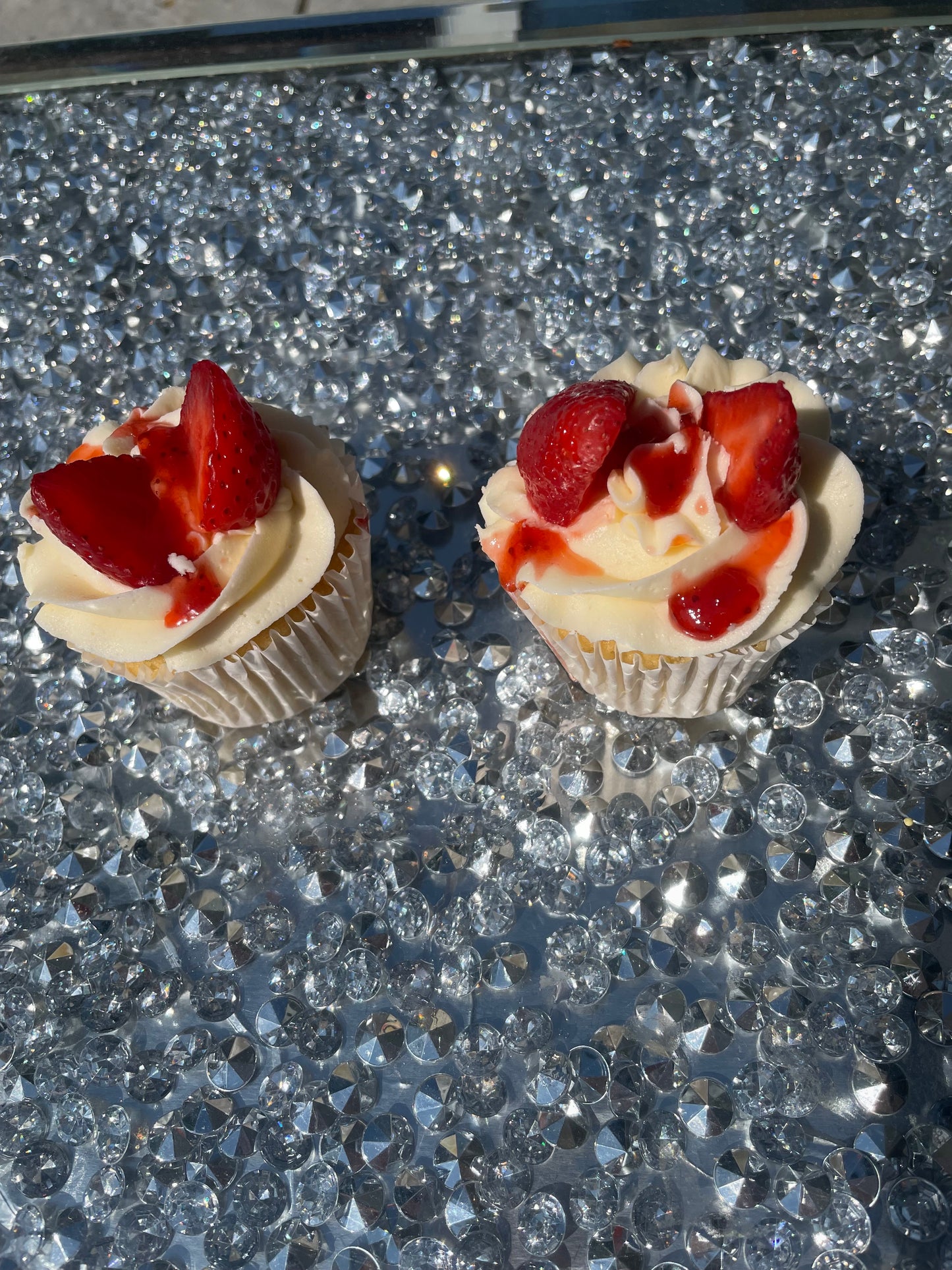Strawberry cupcakes