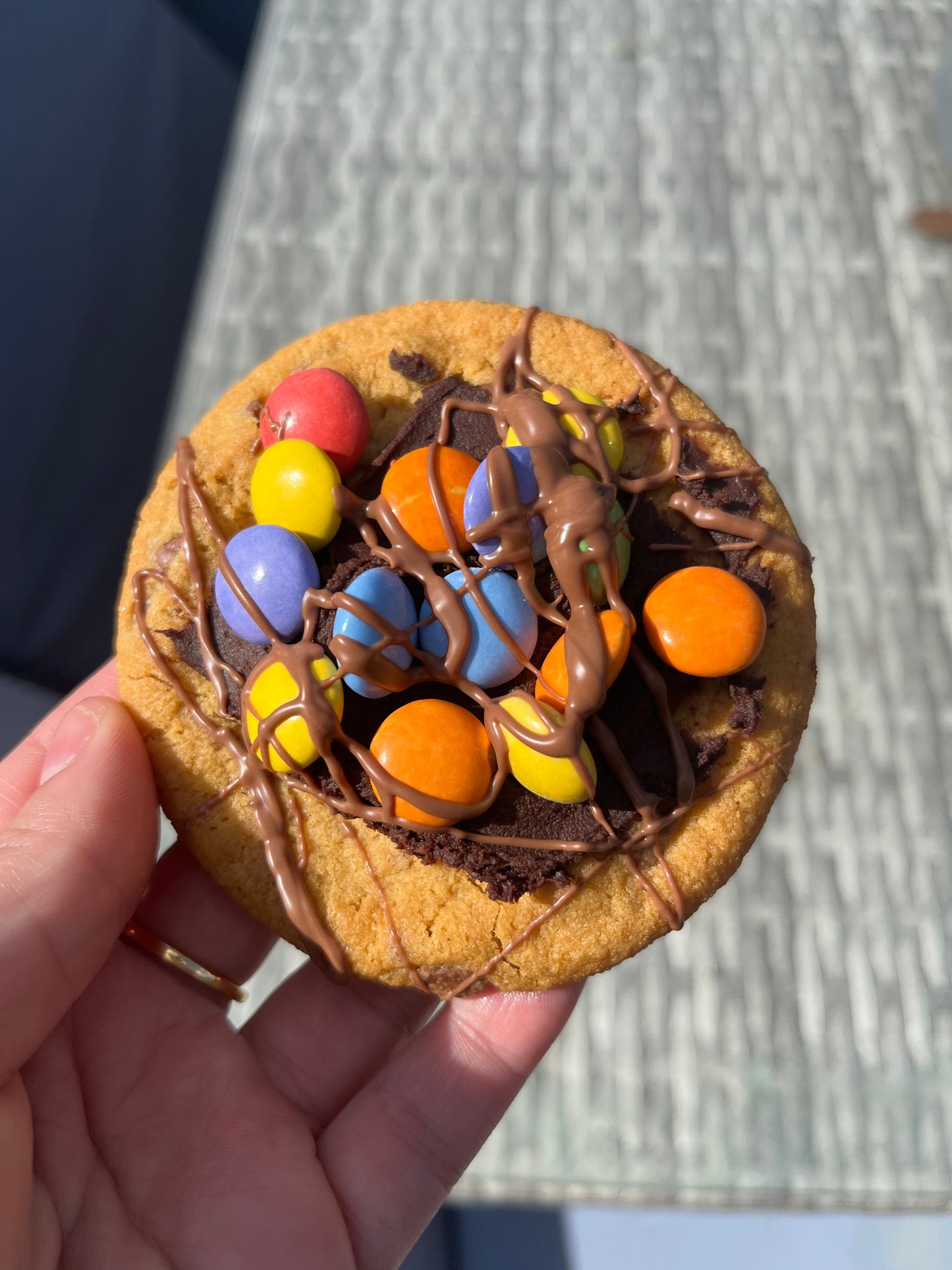 Smartie loaded cookies