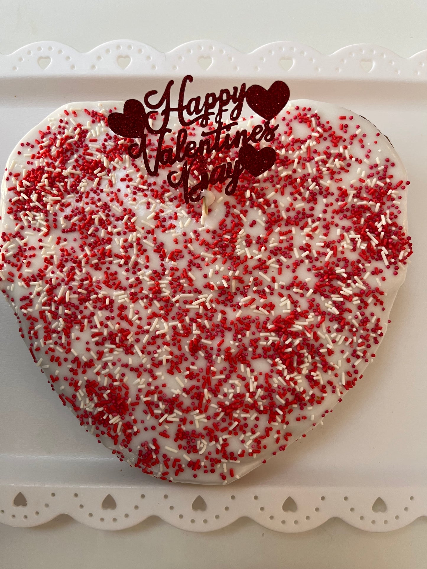 Heart Old school sponge cake