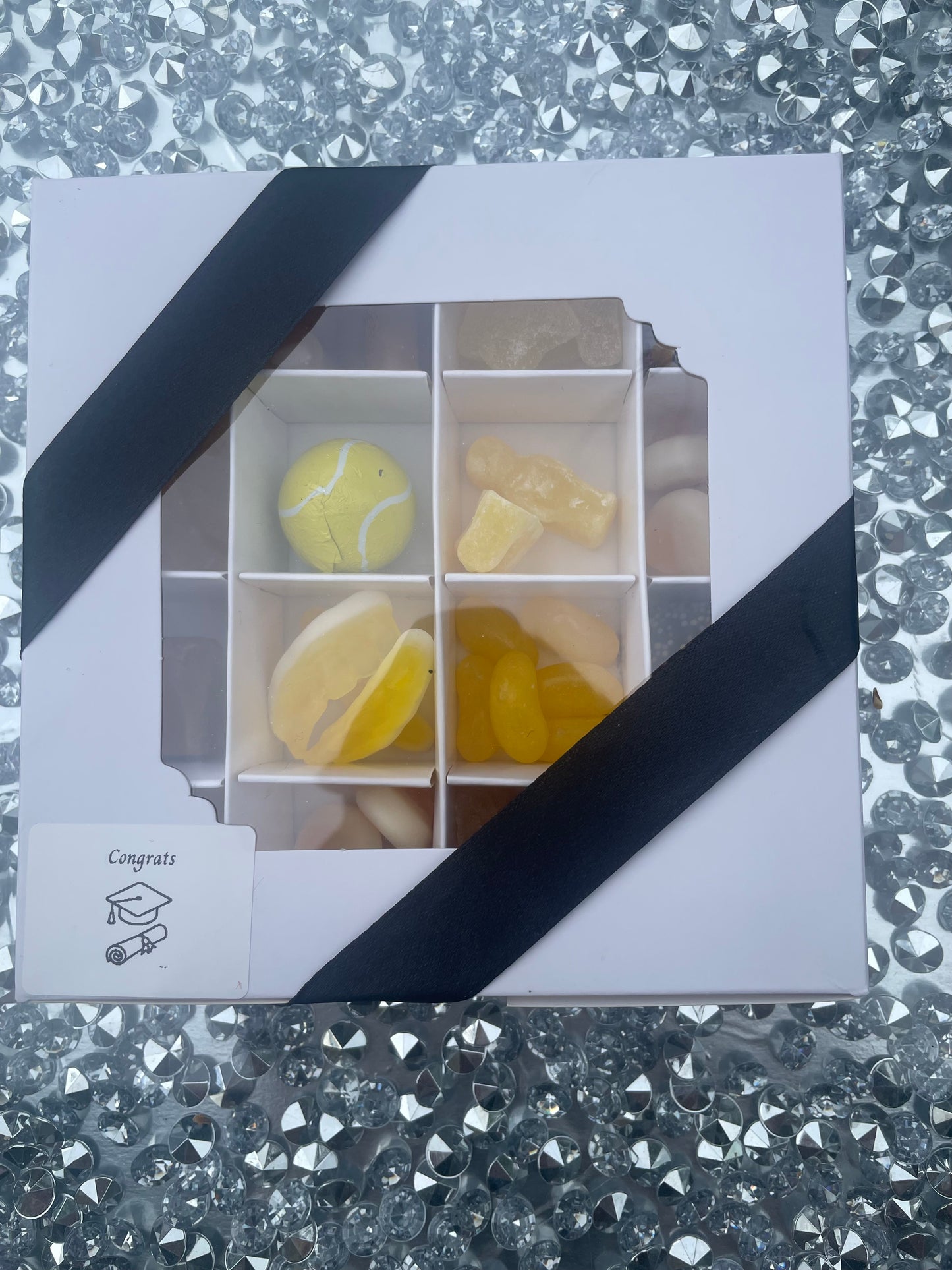 White celebration sweet box