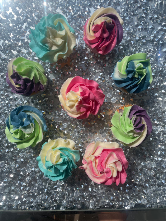 Colourful cupcakes