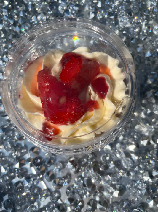 Strawberry cake pot