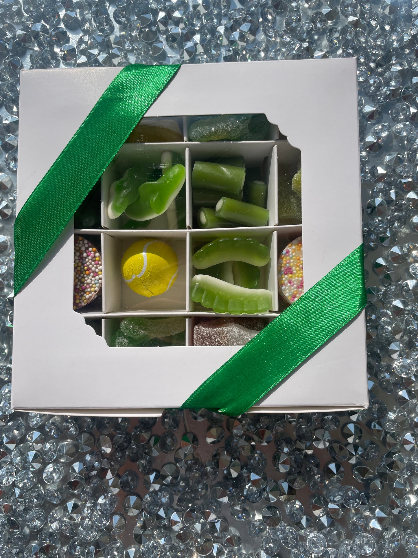 White celebration sweet box