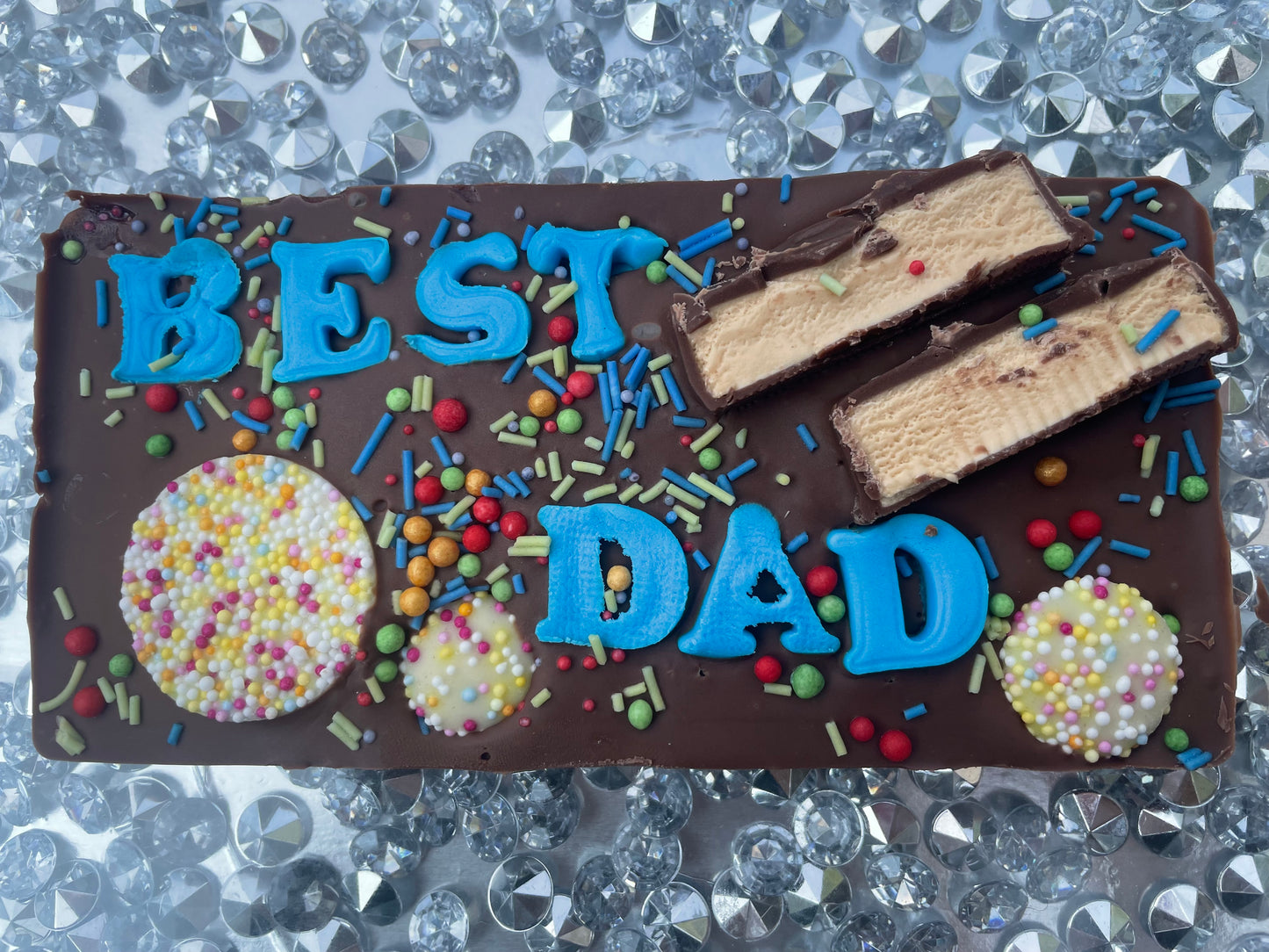 Personalised choco slabs