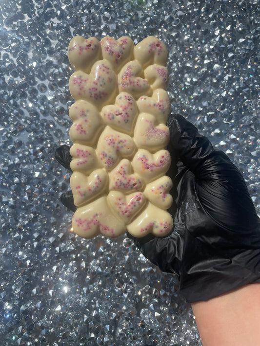 White confetti chocolate