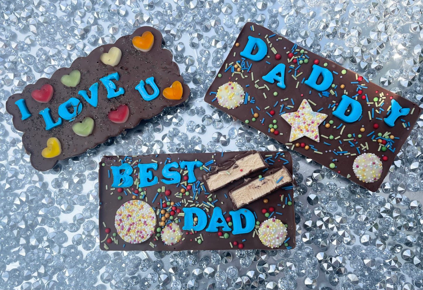 Personalised choco slabs