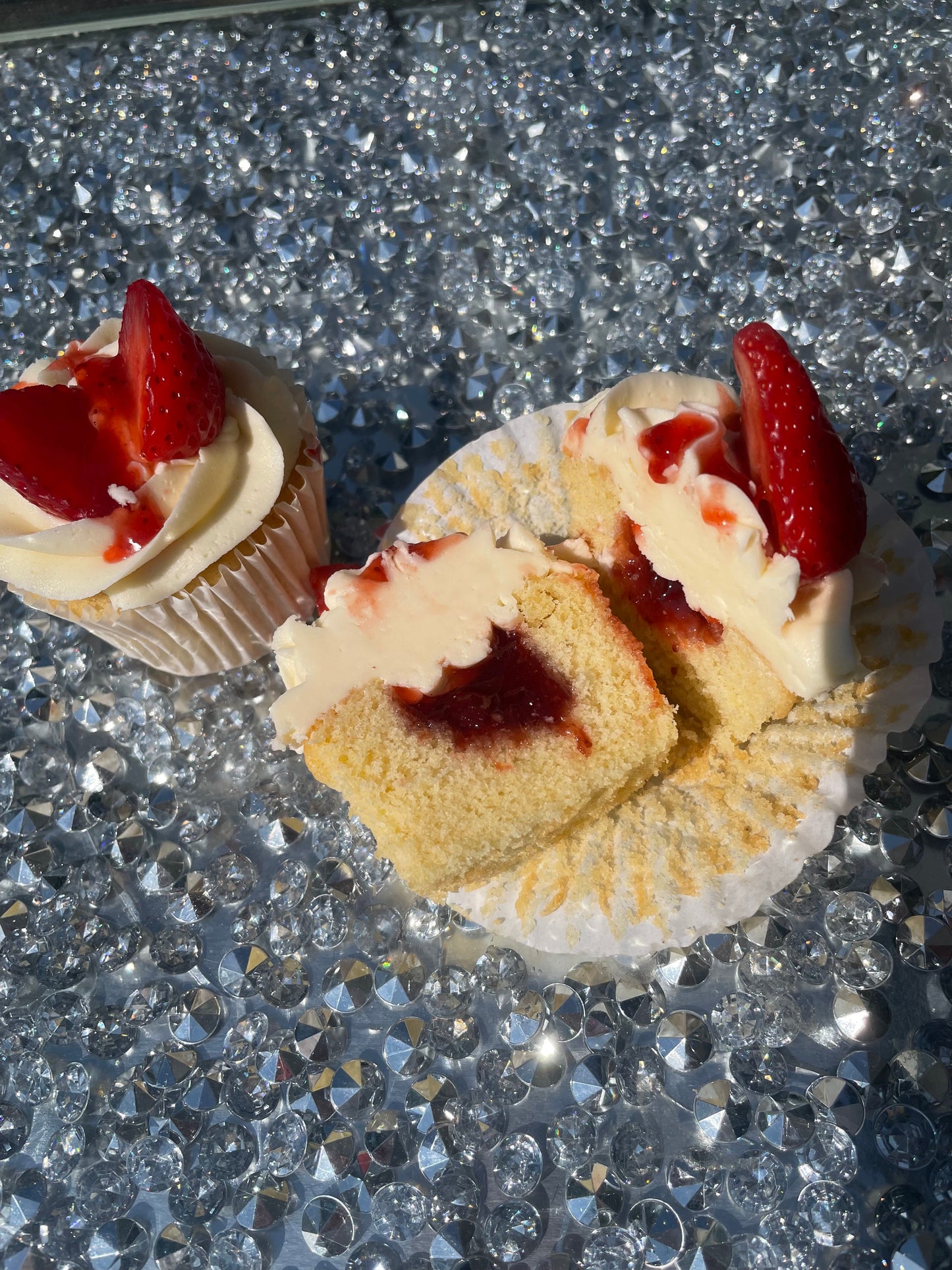 Strawberry cupcakes