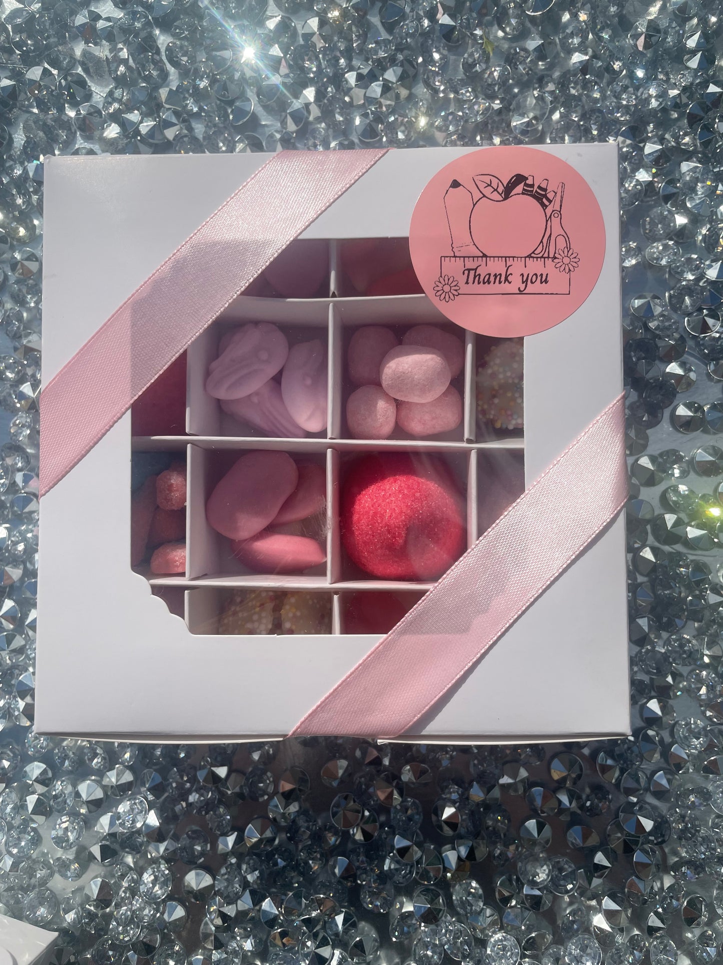 White celebration sweet box