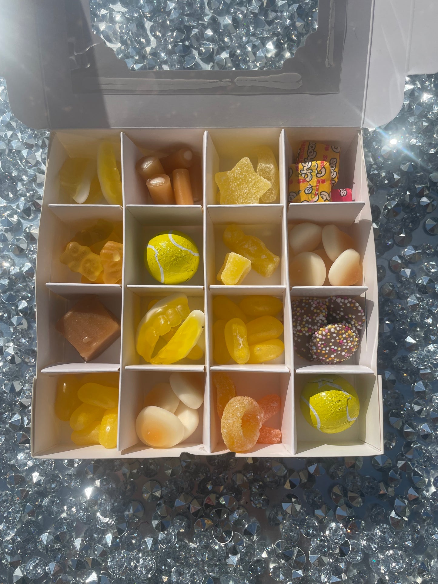 White celebration sweet box