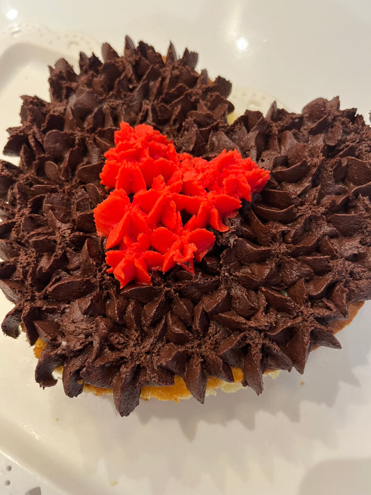 Chocolate icing sponge cake