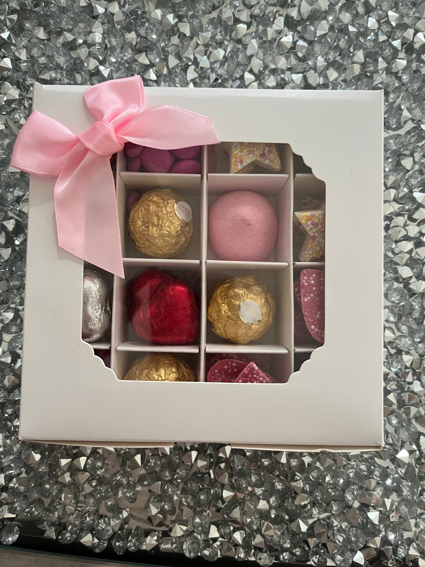 White celebration sweet box