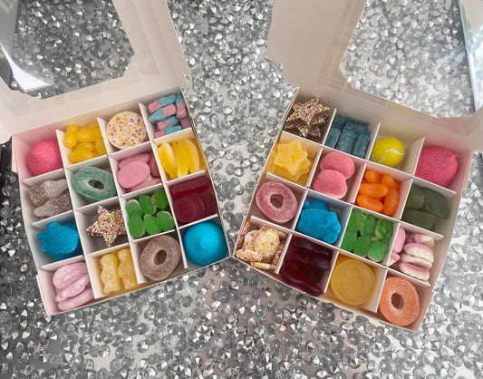White celebration sweet box