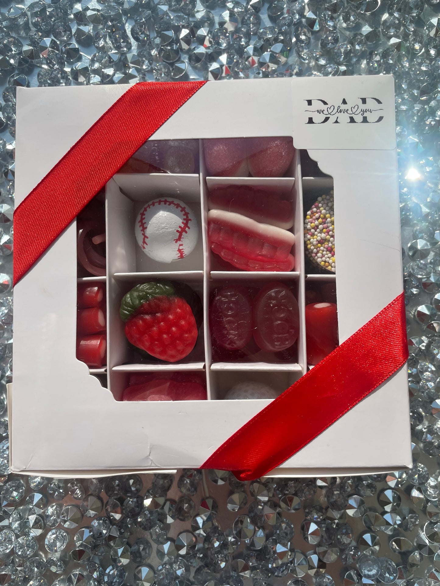 White celebration sweet box