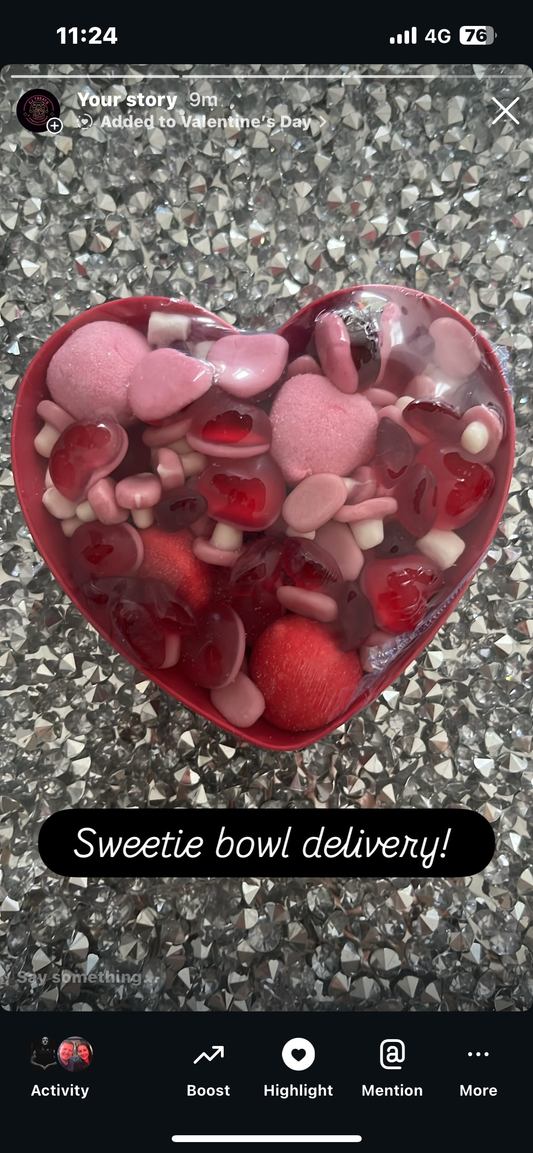 Sweetie heart bowl
